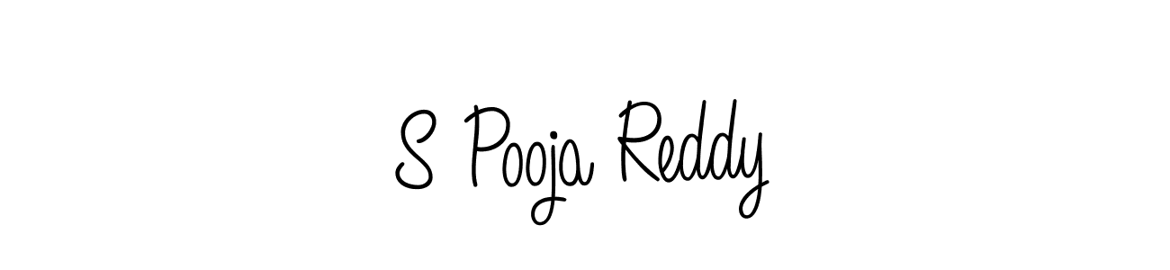 Also we have S Pooja Reddy name is the best signature style. Create professional handwritten signature collection using Angelique-Rose-font-FFP autograph style. S Pooja Reddy signature style 5 images and pictures png