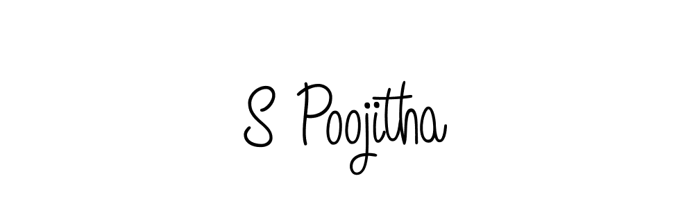 Also You can easily find your signature by using the search form. We will create S Poojitha name handwritten signature images for you free of cost using Angelique-Rose-font-FFP sign style. S Poojitha signature style 5 images and pictures png