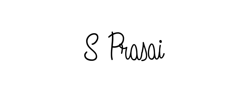 The best way (Angelique-Rose-font-FFP) to make a short signature is to pick only two or three words in your name. The name S Prasai include a total of six letters. For converting this name. S Prasai signature style 5 images and pictures png