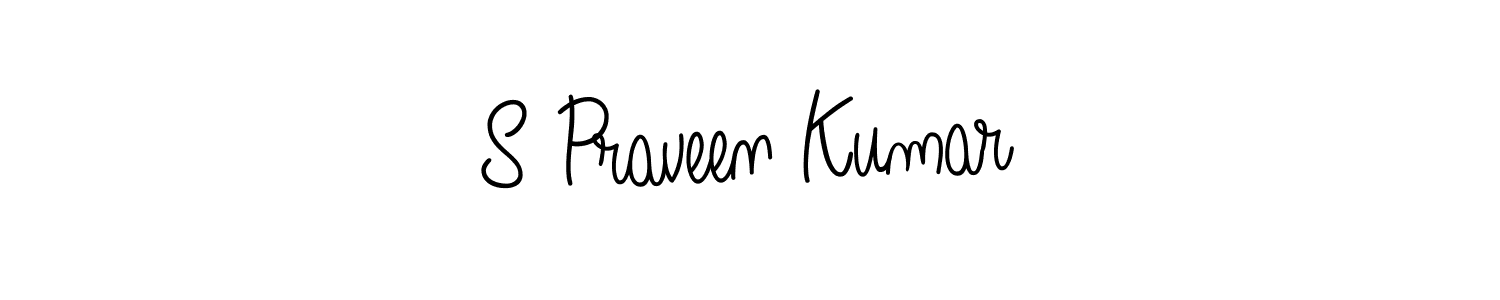 Make a short S Praveen Kumar signature style. Manage your documents anywhere anytime using Angelique-Rose-font-FFP. Create and add eSignatures, submit forms, share and send files easily. S Praveen Kumar signature style 5 images and pictures png