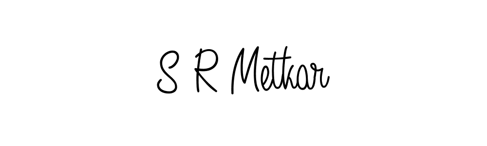 Use a signature maker to create a handwritten signature online. With this signature software, you can design (Angelique-Rose-font-FFP) your own signature for name S R Metkar. S R Metkar signature style 5 images and pictures png