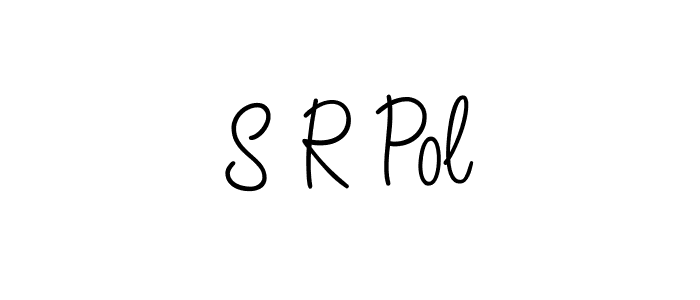 Make a beautiful signature design for name S R Pol. With this signature (Angelique-Rose-font-FFP) style, you can create a handwritten signature for free. S R Pol signature style 5 images and pictures png