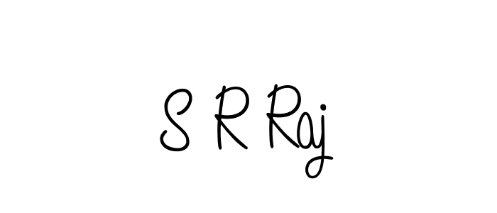 S R Raj stylish signature style. Best Handwritten Sign (Angelique-Rose-font-FFP) for my name. Handwritten Signature Collection Ideas for my name S R Raj. S R Raj signature style 5 images and pictures png