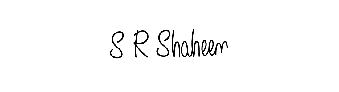 S R Shaheen stylish signature style. Best Handwritten Sign (Angelique-Rose-font-FFP) for my name. Handwritten Signature Collection Ideas for my name S R Shaheen. S R Shaheen signature style 5 images and pictures png