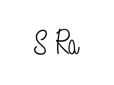 You should practise on your own different ways (Angelique-Rose-font-FFP) to write your name (S Ra) in signature. don't let someone else do it for you. S Ra signature style 5 images and pictures png