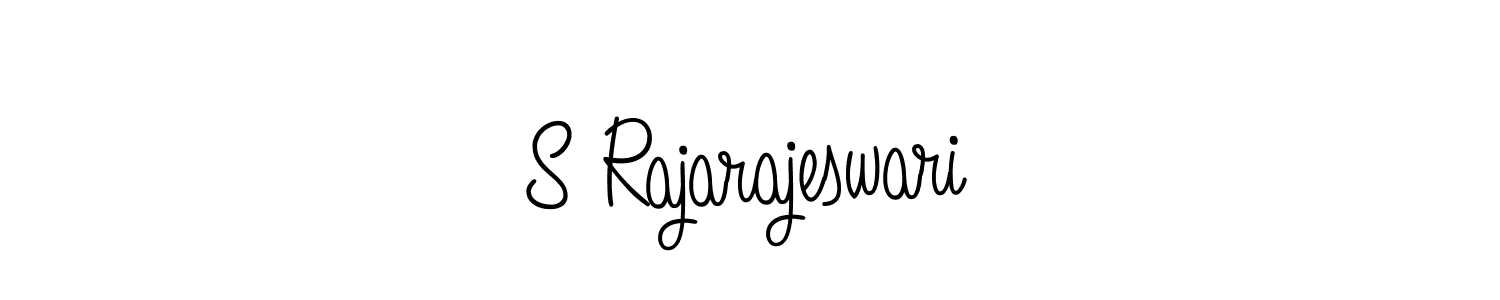 The best way (Angelique-Rose-font-FFP) to make a short signature is to pick only two or three words in your name. The name S Rajarajeswari include a total of six letters. For converting this name. S Rajarajeswari signature style 5 images and pictures png