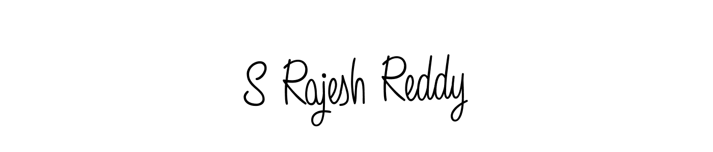 Design your own signature with our free online signature maker. With this signature software, you can create a handwritten (Angelique-Rose-font-FFP) signature for name S Rajesh Reddy. S Rajesh Reddy signature style 5 images and pictures png