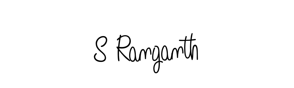 How to make S Ranganth name signature. Use Angelique-Rose-font-FFP style for creating short signs online. This is the latest handwritten sign. S Ranganth signature style 5 images and pictures png