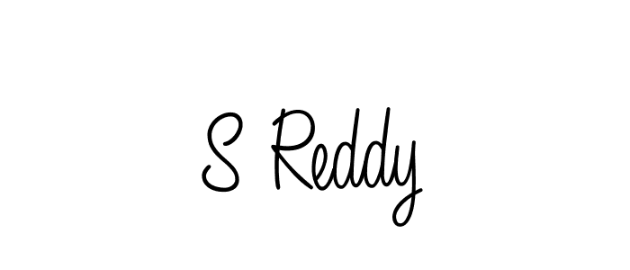 You should practise on your own different ways (Angelique-Rose-font-FFP) to write your name (S Reddy) in signature. don't let someone else do it for you. S Reddy signature style 5 images and pictures png