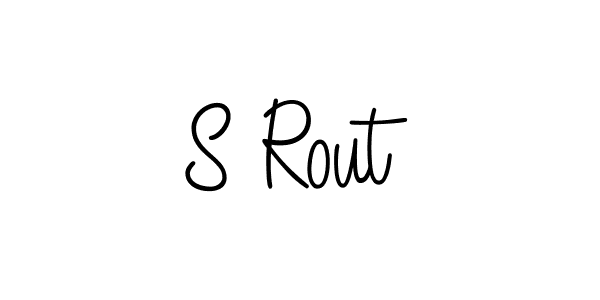 How to make S Rout signature? Angelique-Rose-font-FFP is a professional autograph style. Create handwritten signature for S Rout name. S Rout signature style 5 images and pictures png