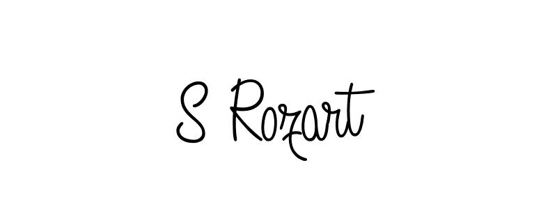 How to make S Rozart signature? Angelique-Rose-font-FFP is a professional autograph style. Create handwritten signature for S Rozart name. S Rozart signature style 5 images and pictures png
