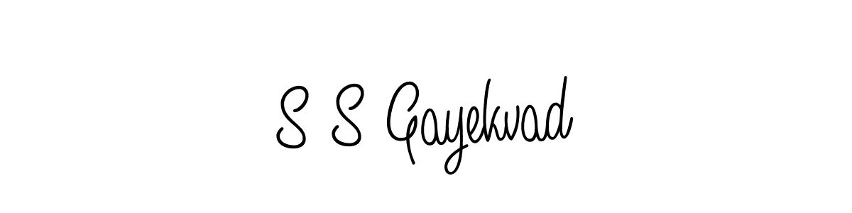 Once you've used our free online signature maker to create your best signature Angelique-Rose-font-FFP style, it's time to enjoy all of the benefits that S S Gayekvad name signing documents. S S Gayekvad signature style 5 images and pictures png