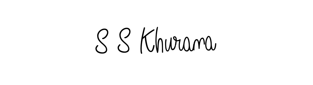 Design your own signature with our free online signature maker. With this signature software, you can create a handwritten (Angelique-Rose-font-FFP) signature for name S S Khurana. S S Khurana signature style 5 images and pictures png