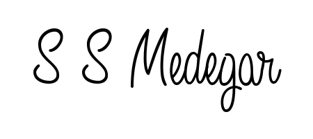 A timeless handwritten aesthetic for S S Medegar. The Angelique-Rose-font-FFP font gives your signature a handcrafted feel with natural curves. S S Medegar signature style 5 images and pictures png