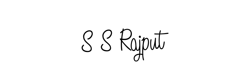 How to make S S Rajput name signature. Use Angelique-Rose-font-FFP style for creating short signs online. This is the latest handwritten sign. S S Rajput signature style 5 images and pictures png