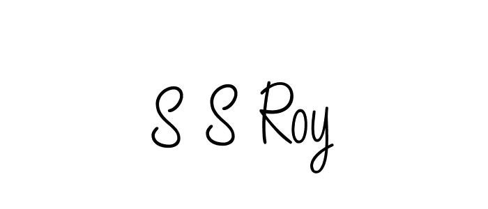 Create a beautiful signature design for name S S Roy. With this signature (Angelique-Rose-font-FFP) fonts, you can make a handwritten signature for free. S S Roy signature style 5 images and pictures png