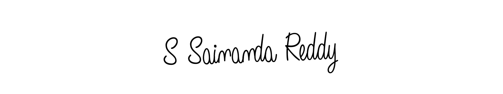 This is the best signature style for the S Sainanda Reddy name. Also you like these signature font (Angelique-Rose-font-FFP). Mix name signature. S Sainanda Reddy signature style 5 images and pictures png