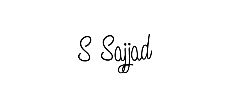 How to Draw S Sajjad signature style? Angelique-Rose-font-FFP is a latest design signature styles for name S Sajjad. S Sajjad signature style 5 images and pictures png