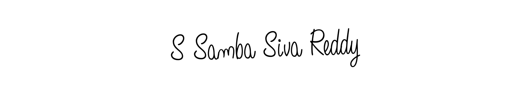 Also we have S Samba Siva Reddy name is the best signature style. Create professional handwritten signature collection using Angelique-Rose-font-FFP autograph style. S Samba Siva Reddy signature style 5 images and pictures png