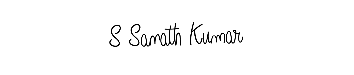 Also we have S Sanath Kumar name is the best signature style. Create professional handwritten signature collection using Angelique-Rose-font-FFP autograph style. S Sanath Kumar signature style 5 images and pictures png