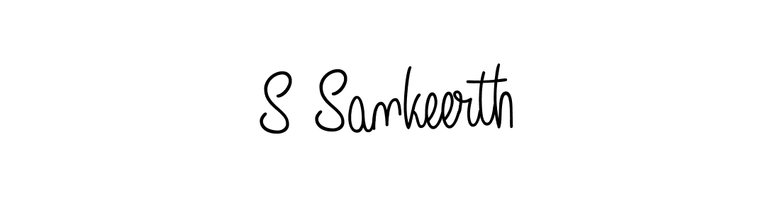 Also we have S Sankeerth name is the best signature style. Create professional handwritten signature collection using Angelique-Rose-font-FFP autograph style. S Sankeerth signature style 5 images and pictures png
