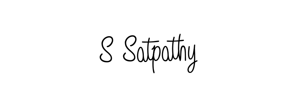 Angelique-Rose-font-FFP is a professional signature style that is perfect for those who want to add a touch of class to their signature. It is also a great choice for those who want to make their signature more unique. Get S Satpathy name to fancy signature for free. S Satpathy signature style 5 images and pictures png