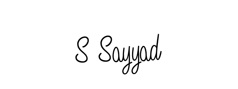 This is the best signature style for the S Sayyad name. Also you like these signature font (Angelique-Rose-font-FFP). Mix name signature. S Sayyad signature style 5 images and pictures png