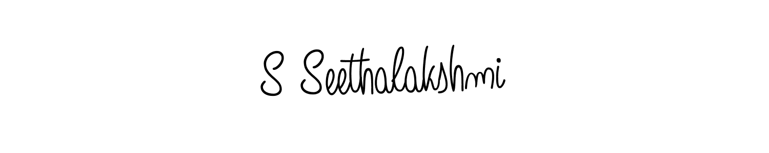 S Seethalakshmi stylish signature style. Best Handwritten Sign (Angelique-Rose-font-FFP) for my name. Handwritten Signature Collection Ideas for my name S Seethalakshmi. S Seethalakshmi signature style 5 images and pictures png