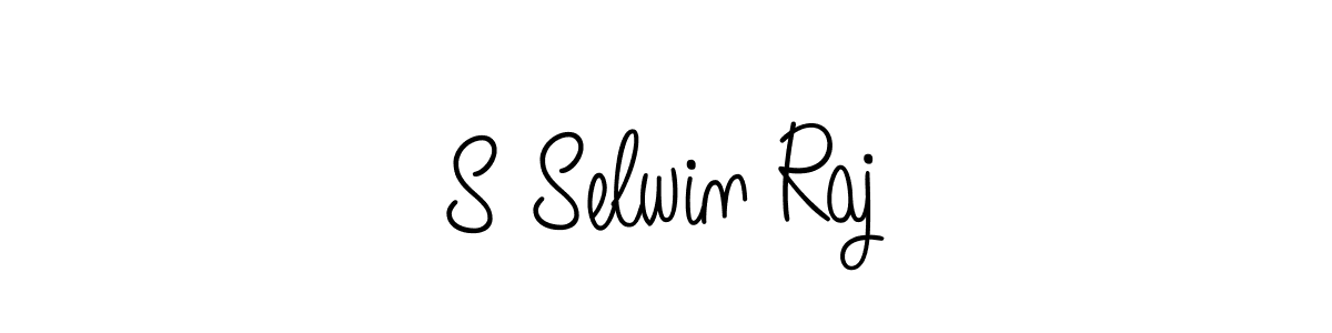 S Selwin Raj stylish signature style. Best Handwritten Sign (Angelique-Rose-font-FFP) for my name. Handwritten Signature Collection Ideas for my name S Selwin Raj. S Selwin Raj signature style 5 images and pictures png
