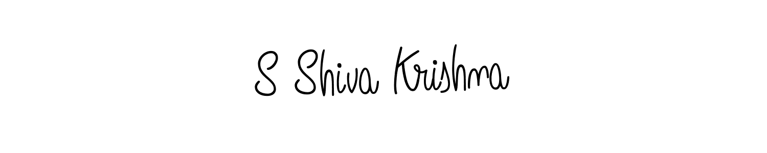 if you are searching for the best signature style for your name S Shiva Krishna. so please give up your signature search. here we have designed multiple signature styles  using Angelique-Rose-font-FFP. S Shiva Krishna signature style 5 images and pictures png