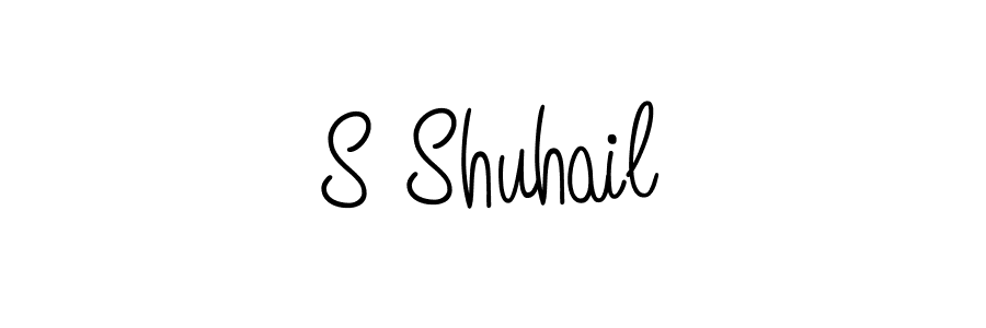 You can use this online signature creator to create a handwritten signature for the name S Shuhail. This is the best online autograph maker. S Shuhail signature style 5 images and pictures png