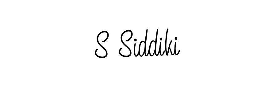 S Siddiki stylish signature style. Best Handwritten Sign (Angelique-Rose-font-FFP) for my name. Handwritten Signature Collection Ideas for my name S Siddiki. S Siddiki signature style 5 images and pictures png