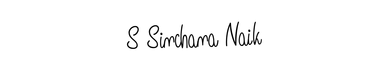 Make a beautiful signature design for name S Sinchana Naik. Use this online signature maker to create a handwritten signature for free. S Sinchana Naik signature style 5 images and pictures png