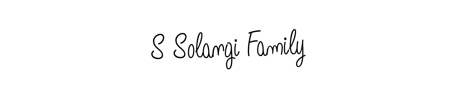 Make a short S Solangi Family signature style. Manage your documents anywhere anytime using Angelique-Rose-font-FFP. Create and add eSignatures, submit forms, share and send files easily. S Solangi Family signature style 5 images and pictures png