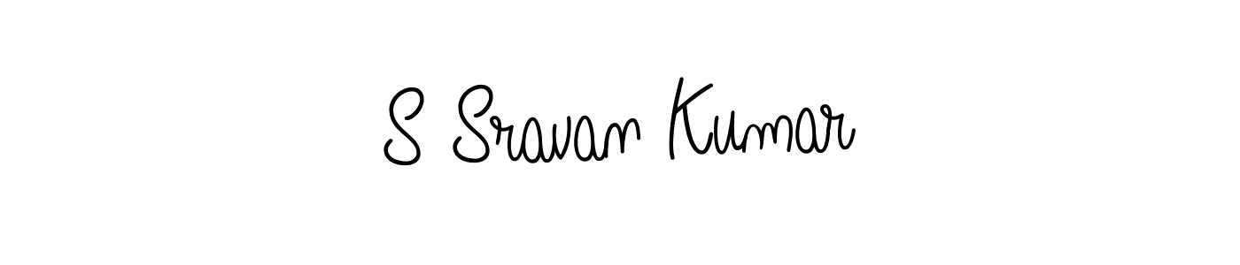 if you are searching for the best signature style for your name S Sravan Kumar. so please give up your signature search. here we have designed multiple signature styles  using Angelique-Rose-font-FFP. S Sravan Kumar signature style 5 images and pictures png