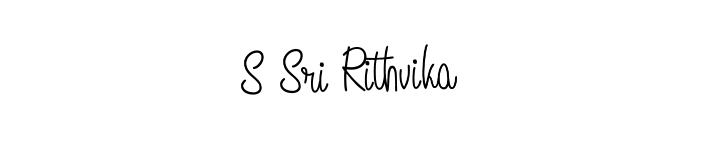 S Sri Rithvika stylish signature style. Best Handwritten Sign (Angelique-Rose-font-FFP) for my name. Handwritten Signature Collection Ideas for my name S Sri Rithvika. S Sri Rithvika signature style 5 images and pictures png