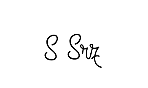 How to make S Srz name signature. Use Angelique-Rose-font-FFP style for creating short signs online. This is the latest handwritten sign. S Srz signature style 5 images and pictures png