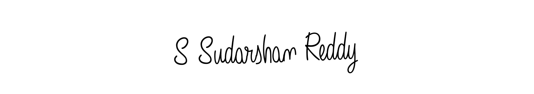 S Sudarshan Reddy stylish signature style. Best Handwritten Sign (Angelique-Rose-font-FFP) for my name. Handwritten Signature Collection Ideas for my name S Sudarshan Reddy. S Sudarshan Reddy signature style 5 images and pictures png