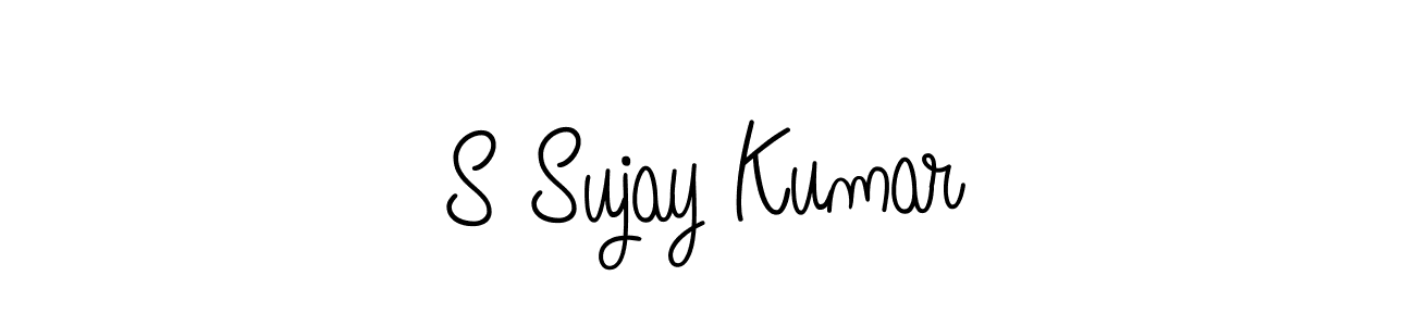 Also we have S Sujay Kumar name is the best signature style. Create professional handwritten signature collection using Angelique-Rose-font-FFP autograph style. S Sujay Kumar signature style 5 images and pictures png