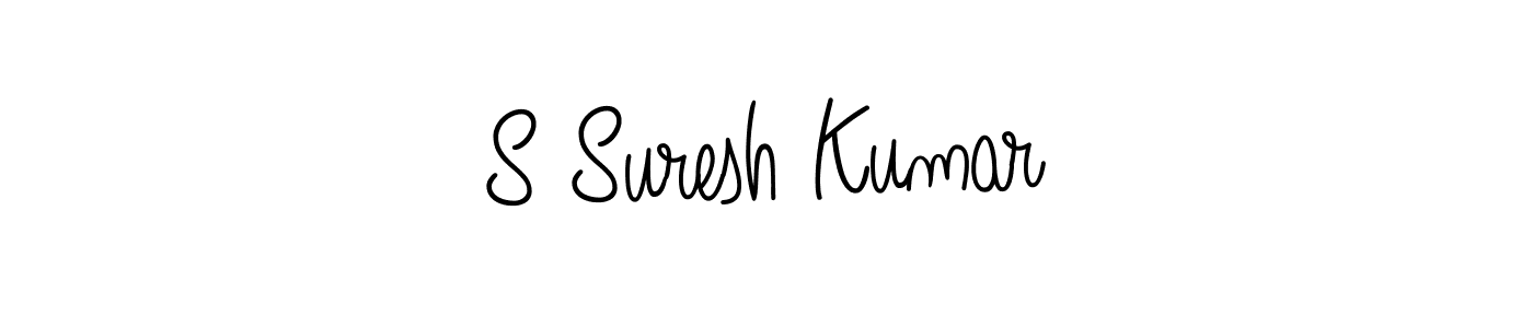 if you are searching for the best signature style for your name S Suresh Kumar. so please give up your signature search. here we have designed multiple signature styles  using Angelique-Rose-font-FFP. S Suresh Kumar signature style 5 images and pictures png