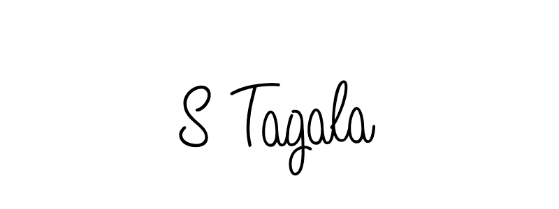 S Tagala stylish signature style. Best Handwritten Sign (Angelique-Rose-font-FFP) for my name. Handwritten Signature Collection Ideas for my name S Tagala. S Tagala signature style 5 images and pictures png