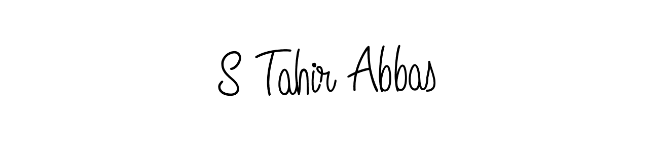 How to Draw S Tahir Abbas signature style? Angelique-Rose-font-FFP is a latest design signature styles for name S Tahir Abbas. S Tahir Abbas signature style 5 images and pictures png