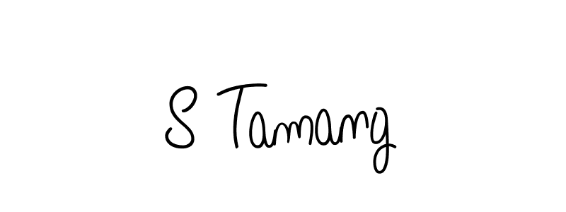 Best and Professional Signature Style for S Tamang. Angelique-Rose-font-FFP Best Signature Style Collection. S Tamang signature style 5 images and pictures png