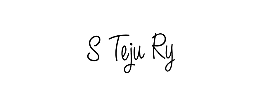 Similarly Angelique-Rose-font-FFP is the best handwritten signature design. Signature creator online .You can use it as an online autograph creator for name S Teju Ry. S Teju Ry signature style 5 images and pictures png