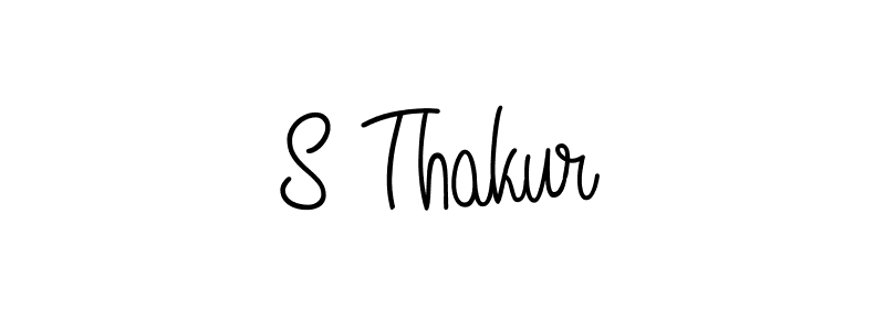 Create a beautiful signature design for name S Thakur. With this signature (Angelique-Rose-font-FFP) fonts, you can make a handwritten signature for free. S Thakur signature style 5 images and pictures png