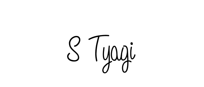 Also we have S Tyagi name is the best signature style. Create professional handwritten signature collection using Angelique-Rose-font-FFP autograph style. S Tyagi signature style 5 images and pictures png