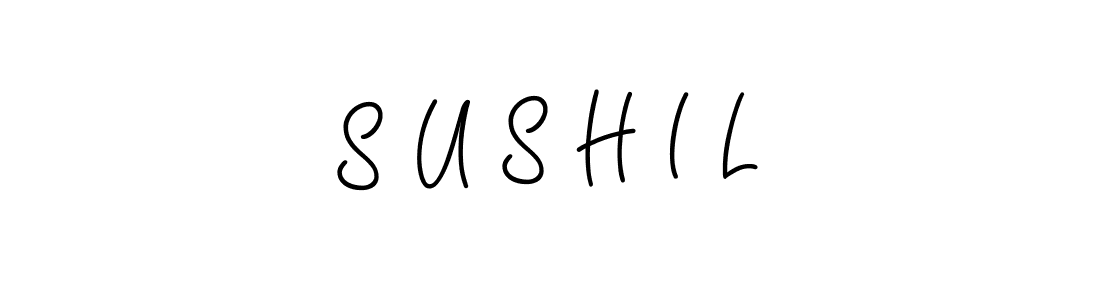 How to make S U S H I L signature? Angelique-Rose-font-FFP is a professional autograph style. Create handwritten signature for S U S H I L name. S U S H I L signature style 5 images and pictures png