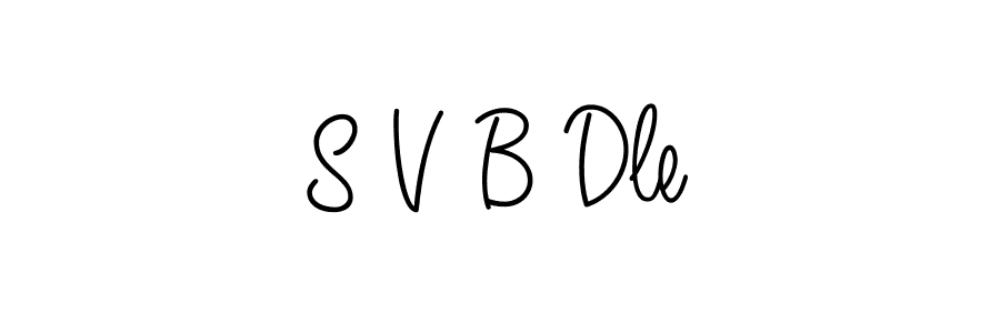 Also we have S V B Dle name is the best signature style. Create professional handwritten signature collection using Angelique-Rose-font-FFP autograph style. S V B Dle signature style 5 images and pictures png
