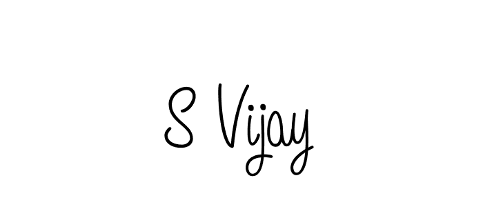 Once you've used our free online signature maker to create your best signature Angelique-Rose-font-FFP style, it's time to enjoy all of the benefits that S Vijay name signing documents. S Vijay signature style 5 images and pictures png