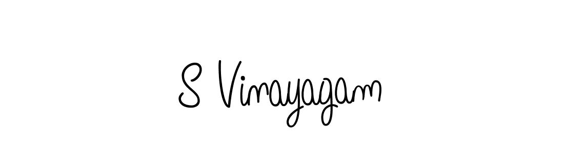 How to Draw S Vinayagam signature style? Angelique-Rose-font-FFP is a latest design signature styles for name S Vinayagam. S Vinayagam signature style 5 images and pictures png